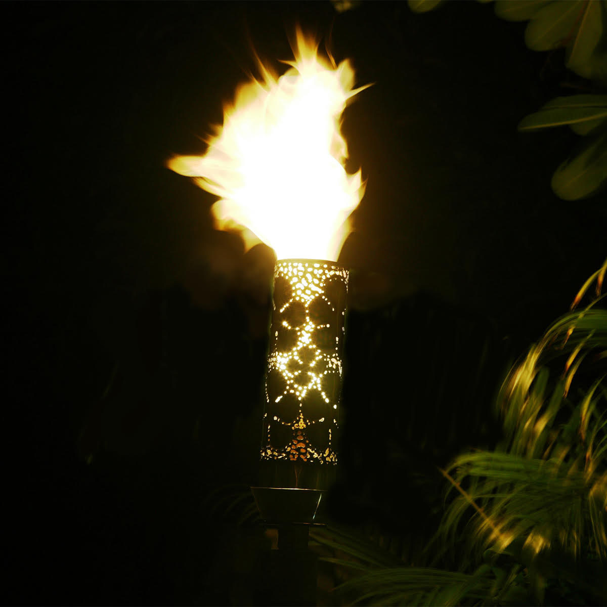 Flower Natural Gas Stainless Steel Tiki Torch warranty