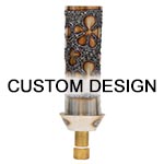 Flower Natural Gas Stainless Steel Tiki Torch Custom Design tiki torch gallery
